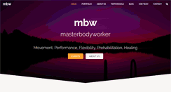 Desktop Screenshot of masterbodyworker.com